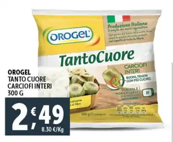 Deco Supermercati Orogel tanto cuore carciofi interi offerta
