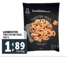 Deco Supermercati Lambweston twister natural offerta
