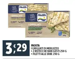 Deco Supermercati Frosta i grigliati di merluzzo offerta