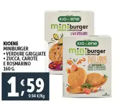 Deco Supermercati Kioene miniburger offerta