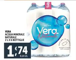 Deco Supermercati Vera acqua minerale naturale offerta