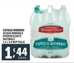 Deco Supermercati Cutolo rionero acqua minerale effervescente naturale offerta
