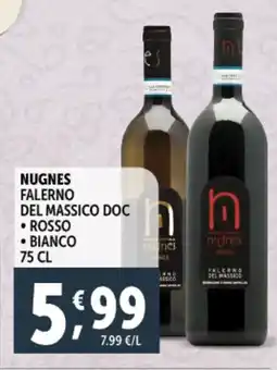 Deco Supermercati Nugnes falerno del massico doc offerta