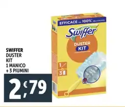 Deco Supermercati Swiffer duster kit 1 manico + 3 piumini offerta