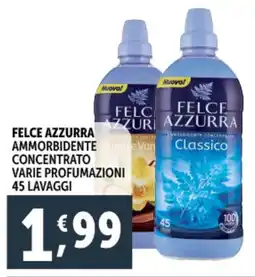 Deco Supermercati Felce azzurra ammorbidente concentrato varie profumazioni offerta
