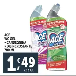 Deco Supermercati Ace wc gel candeggina disincrostante offerta
