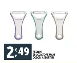 Deco Supermercati Pedrini sbucciatore maxi colori assortiti offerta