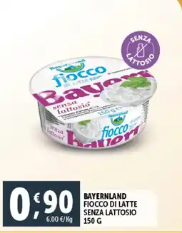 Deco Supermercati Bayernland fiocco di latte senza lattosio offerta