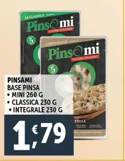 Deco Supermercati Pinsami base pinsa mini offerta