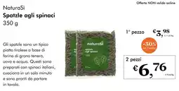 Naturasì spatzle agli spinaci 2 pezzi
