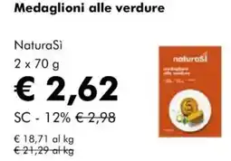 NaturaSì Medaglioni alle verdure natura si offerta