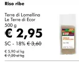 NaturaSì Riso ribe terre di lomellina le terre di ecor offerta