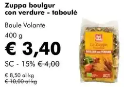 Zuppa boulgur con verdure - taboulè baule volante