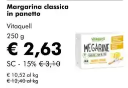 Margarina classica in panetto vitaquell