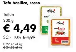 NaturaSì Tofu basilico, rosso Taifun offerta