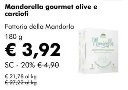 NaturaSì Mandorella gourmet olive e carciofi Fattoria della Mandorla offerta