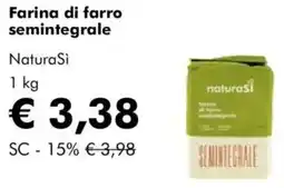 Farina di farro semintegrale naturasì