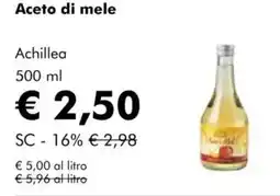 NaturaSì Aceto di mele achillea offerta