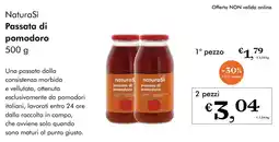 NaturaSì Naturasì passata di pomodoro 2 pezzi offerta