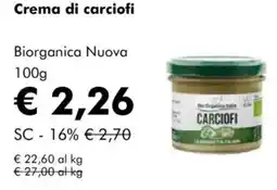 NaturaSì Crema di carciofi Biorganica Nuova offerta