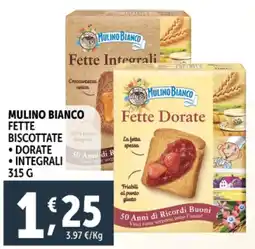 Deco Supermercati Mulino bianco fette biscottate offerta
