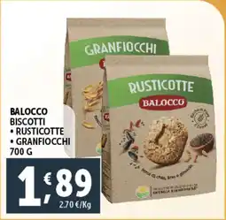 Deco Supermercati Balocco biscotti offerta