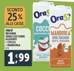 Deco Supermercati Orasì bevanda senza zuccheri aggiunti offerta