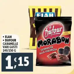 Deco Supermercati Elah dufour caramelle vari gusti offerta