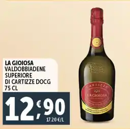 Deco Supermercati La gioiosa valdobbiadene superiore di cartizze docg offerta
