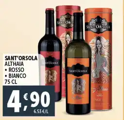 Deco Supermercati Sant'orsola althaia rosso bianco offerta