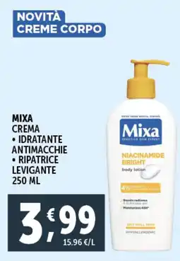Deco Supermercati Mixa crema idratante antimacchie ripatrice levigante offerta