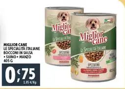 Deco Supermercati Miglior cane le specialità italiane bocconi in salsa suino manzo offerta