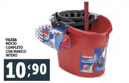 Deco Supermercati Vileda mocio completo con manico intero offerta