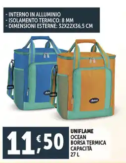 Uniflame ocean borsa termica capacità