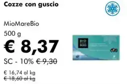 NaturaSì Cozze con guscio MioMareBio offerta