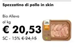NaturaSì Spezzatino di pollo in skin Bio Alleva al kg offerta
