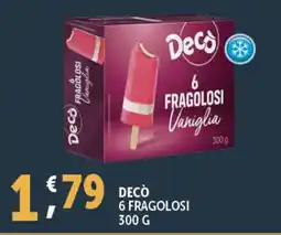 Deco Supermercati Decò 6 fragolosi offerta