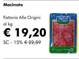 NaturaSì Macinato fattoria alle origini al kg offerta
