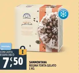 Deco Supermercati Sammontana regina torta gelato offerta