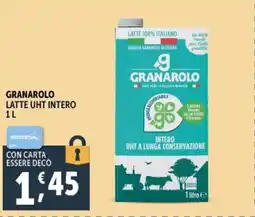 Deco Supermercati Granarolo latte uht intero offerta