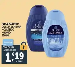Deco Supermercati Felce azzurra doccia schiuma classico uomo offerta