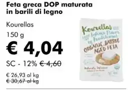 NaturaSì Feta greca dop maturata in barili di legno Kourellas offerta