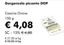 NaturaSì Gorgonzola piccante dop cascine orsine offerta