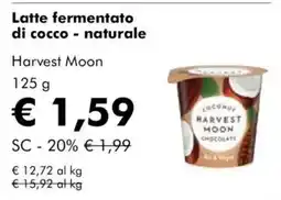 NaturaSì Latte fermentato di cocco - naturale Harvest Moon offerta