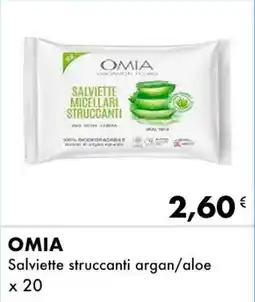 Iper Tosano OMIA Salviette struccanti argan/aloe offerta