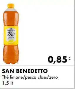 Iper Tosano SAN BENEDETTO Thè limone/pesca class/zero offerta