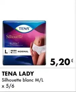 Iper Tosano TENA LADY Silhouette blanc M/L offerta