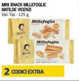 Iper Tosano Mini snack millefoglie MATILDE VICENZI offerta
