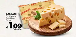 Coop GALBANI Emmental President offerta