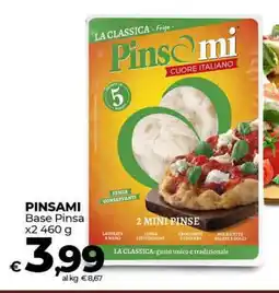 Coop PINSAMI Base Pinsa offerta